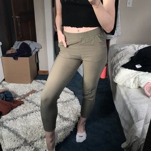 green breathable pants
